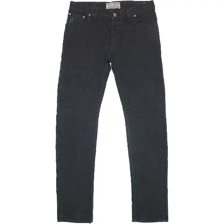 John Galliano(ジョンガリアーノ) バックポケットユニオンジャックプリント付ブラックスキニーデニム