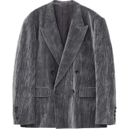 JOHN LAWRENCE SULLIVAN(ジョンローレンスサリバン) Velvet double breasted jacket