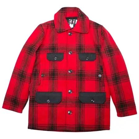 Johnson Woolen Mills(ジョンソンウーレンミルズ) チェック柄 マッキーノ ジャケット