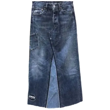 JOHN’S SURF(ジョンズクロージング) ALOHA DENIM × JOHN’S SMILE 501remake skirt long