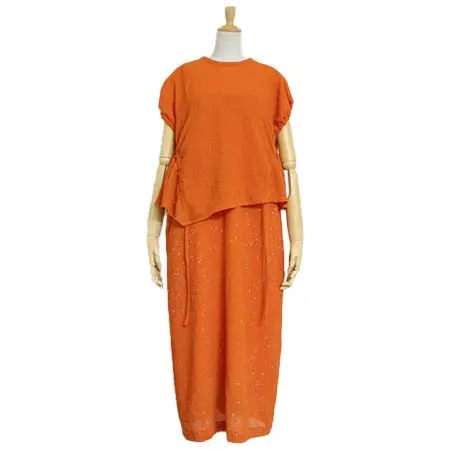 JUN OKAMOTO(ジュンオカモト) 星屑を集めて出来たワンピース | RO-33281_ORANGE