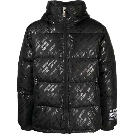 JUST CAVALLI(ジャストカヴァリ) フーデッド パデッドジャケット