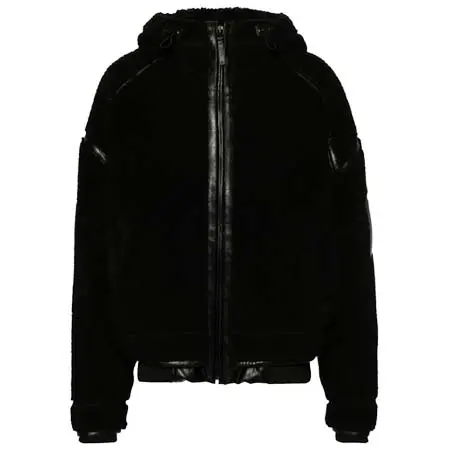 Juun.J(ジュンジー) ムートンスタイル フーデッドジャケット