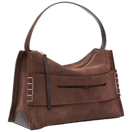 J.W.ANDERSON(ジェー ダブリューアンダーソン) ラージ ローファー スエード ショルダーバッグ