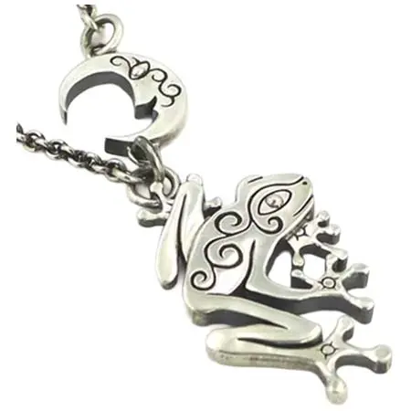 Kalico Lucy(カリコルーシー) 太陽のカエルとお月さまペンダント