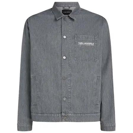 KARL LAGERFELD(カールラガーフェルド) RUE ST-GUILLAUME ウォッシュドデニム ジャケット