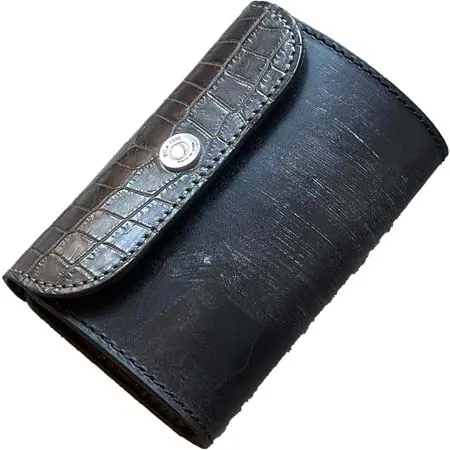 KC’s(ケーシーズ) ロングビルフォールド トライフォールド クロコダイル