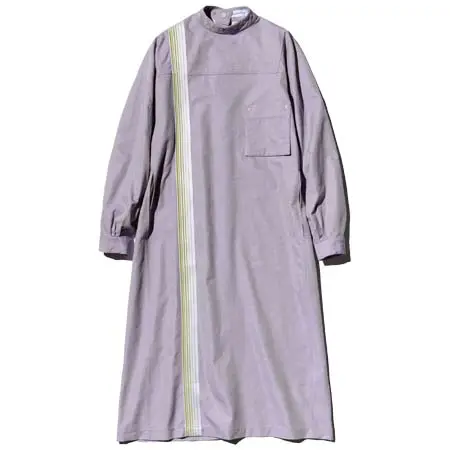 KIKOKOSTADINOV(キココスタディノフ) INEX SNAP LONG SHIRT – VIOLET
