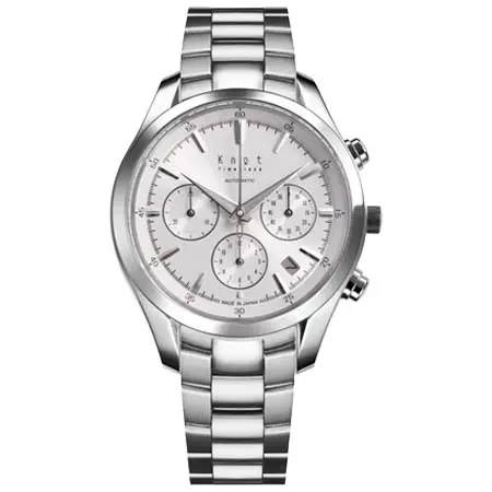 Knot(ノット) プレミアムオートマティッククロノグラフ ATC-40SVWH