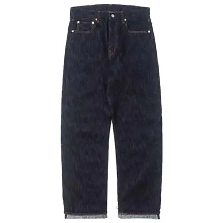 児島ジーンズ(コジマジーンズ) 19oz セルビッチスラブ ワイドジーンズ