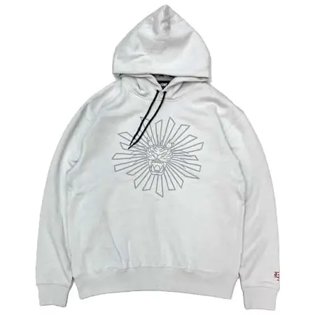 LEFLAH(レフラー) embroidery sweat hoodie (GRY)