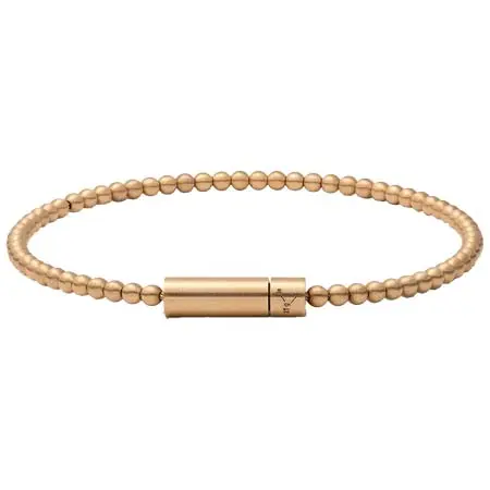 Le Gramme(ル グラム) 18Kイエローブラッシュゴールド 15グラム ビーズブレスレット