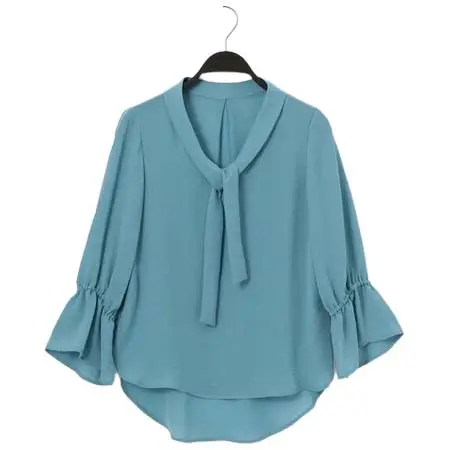 ルジュール(LE JOUR) エアリーボウタイブラウス