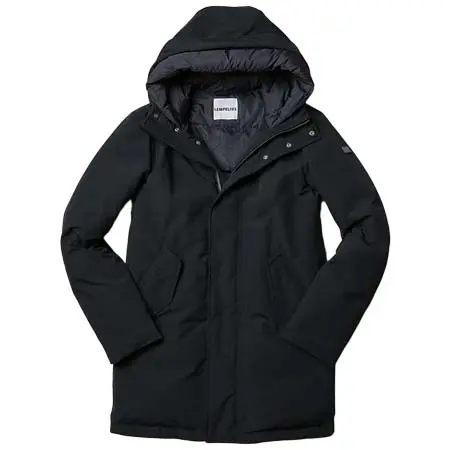 LEMPELIUS(レンペリウス) メンズ ダウンコート ロングフーディー コットン650DS27 2500