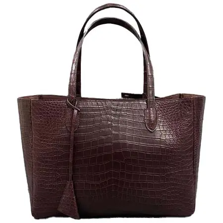 LE’SAC(レザック) クロコダイル トートバッグ BILBAO – BORDEAUX/ボルドー