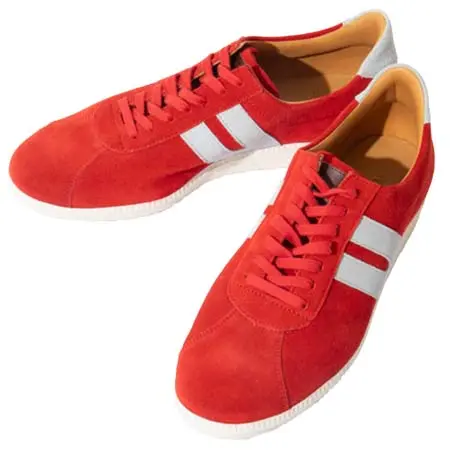 LUDWIG REITER(ルーディックライター) スウェード レザー スニーカー “TRAINER” レッド