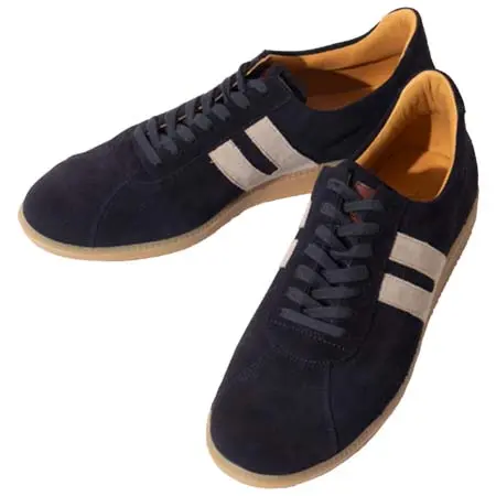 LUDWIG REITER(ルーディックライター) スウェード レザー スニーカー “TRAINER” ネイビー