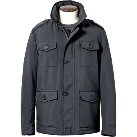 LUIGI BORRELLI(ルイジボレッリ) ポリエステルタフタM-65ジャケット