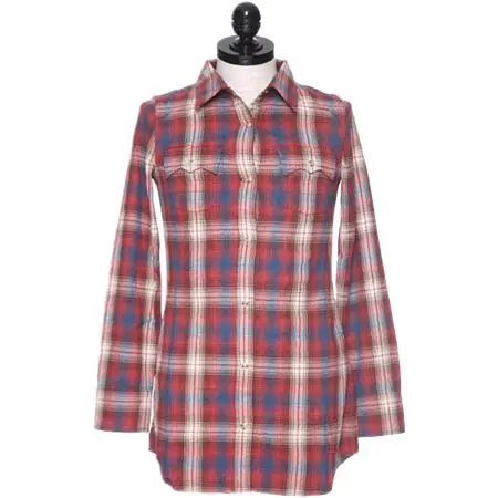 M(エム) ORIGINAL HAZY STAR CHECK SHIRTS ONEPIECE
