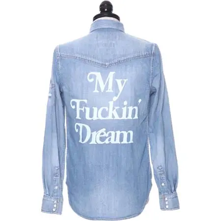 M(エム) × Marbles　DENIM SHIRT