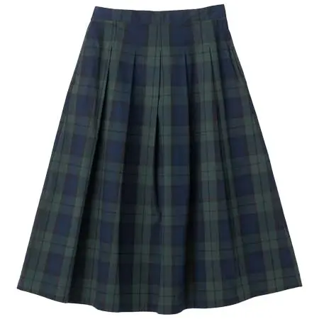 MACALASTAIR(マカラスター) ソフトプリーツチェックスカート