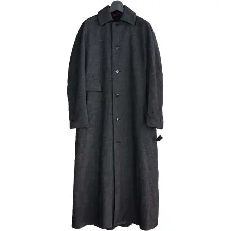 m.a+(エムエークロス) 3 pocket extra wide pleated back coat