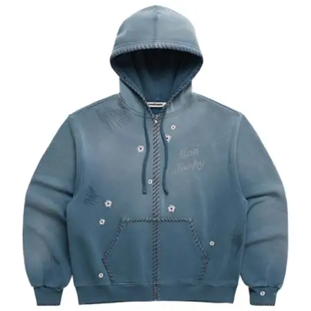 Madhappy(マッドハッピー) Crystal Flower Zip Up Hoodie