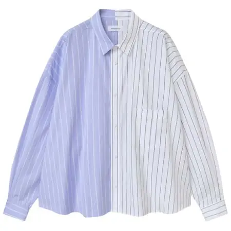 MAGIC STICK(マジックスティック) 2 Face Dress Shirt (BW STRIPES MIX)
