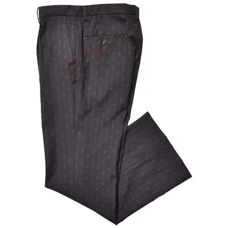 mando(マンド) ガーメントダイウールポリエステルジャガード1Pフレアパンツ