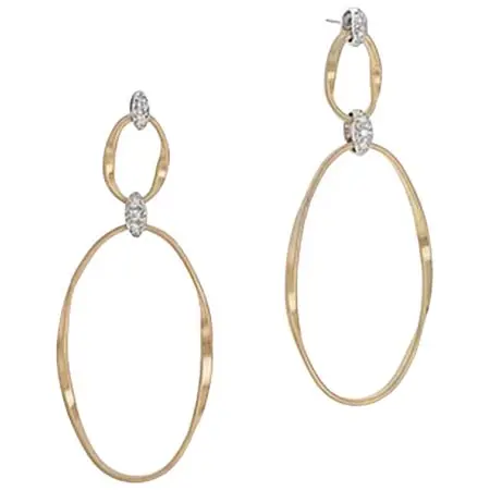 MARCO BICEGO(マルコビチェゴ) Marrakech ピアス18K イエローゴールド ダイヤモンド レディース