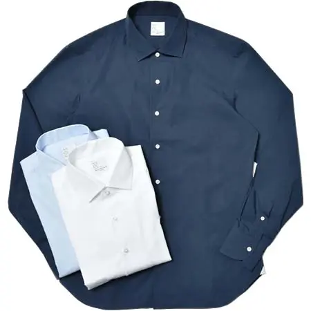 MARIA SANTANGELO(マリアサンタンジェロ) コットンブロードワンピースカラーシャツ