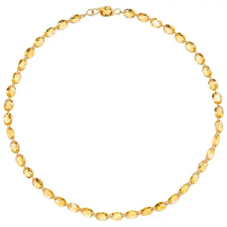 MARIE-HELENE DE TAILLAC(マリーエレーヌ ドゥ タイヤック) シトリン “レディ・ライク” ネックレス