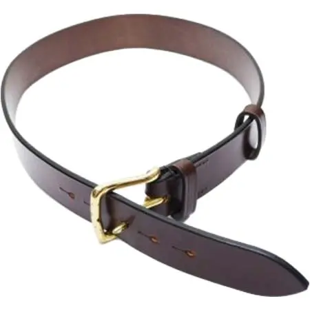 Martin Faizey(マーティンフェイジー) 1.5inch West End Buckle Saddle Leather Belt（サドルレザーベルト）/Havana Brown（ハバナブラウン） [24-M.F.SADDLERY1.5]