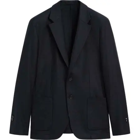 Massimo Dutti(マッシモドゥッティ) Herringbone wool blend blazer