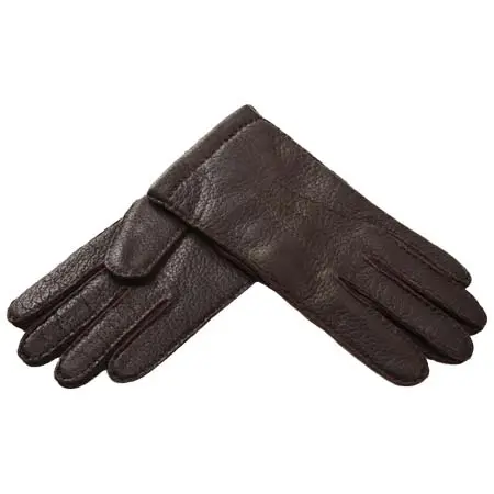 Merola(メローラ) メンズ手袋◆ペッカリー◆ダークブラウン/MORO《カシミア》