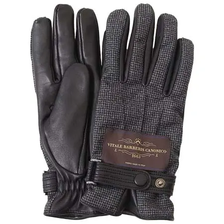 MICHEL KLEIN HOMME(ミッシェルクランオム) 千鳥柄ドレスグローブ