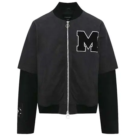 MIDNIGHT STUDIOS(ミッドナイトスタジオ) Layered Varsity Jacket