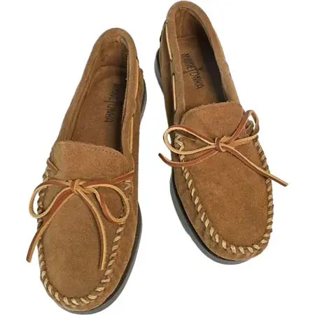 Minnetonka(ミネトンカ) CAMP MOC DUSTY BROWN SUEDE