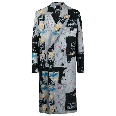 MISBHV(ミスビヘイブ) グラフィック ダブルコート