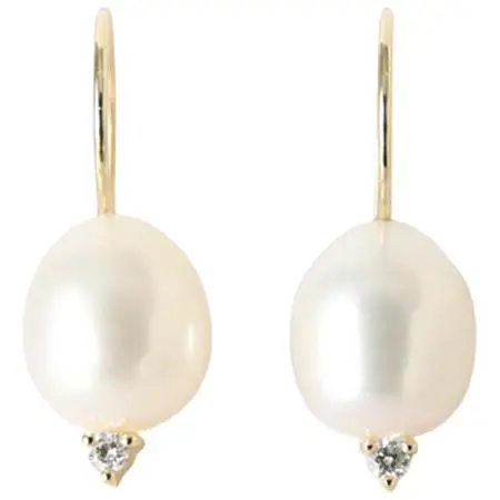 MIZUKI(ミズキ) パール ダイヤモンド ピアス