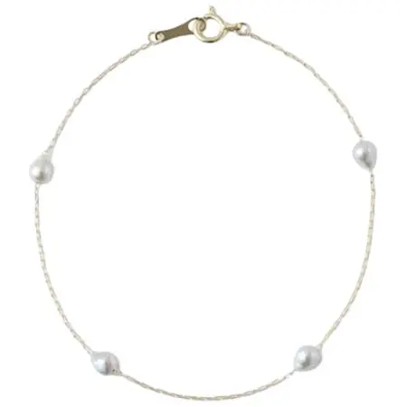 MIZUKI(ミズキ) アコヤ グレーパール ブレスレット