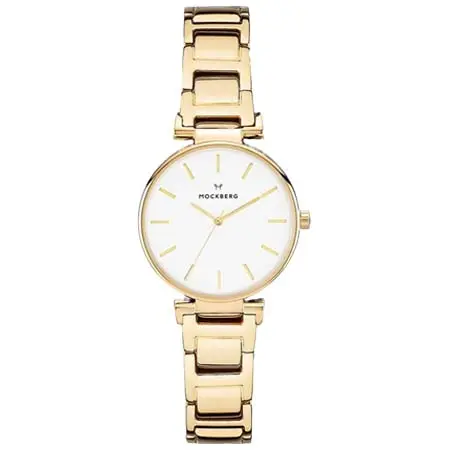 MOCKBERG(モックバーグ) オリジナル Original 28 IPG linked strap white dial[mo627]