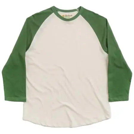 MOLLUSK(モラスク) Hemp Baseball Tee “True Green”