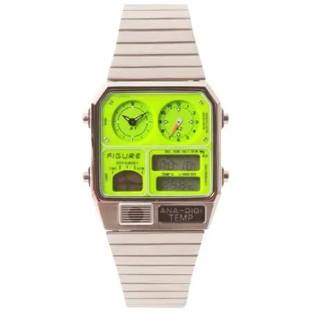 Movement in Motion(ムーブメントインモーション) FIGURE ANA-DIGI TEMP MIM-AD-SS/GR TiCTACオリジナル ユニセックス