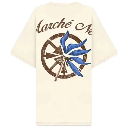 M+RC NOIR(マルシェノア) CROSSOVER TEE / BEIGE