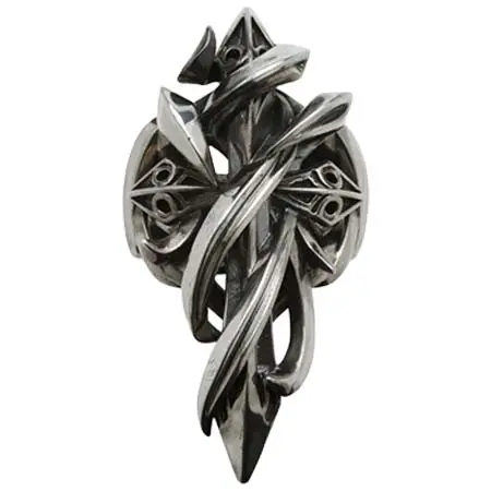 M’s collection(エムズコレクション) TENTACLES CROSS RING L / X0247