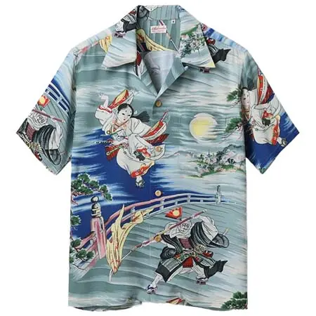 MUSA-SHIYA(ムサシヤ) サンサーフ スペシャル エディション ハワイアン シャツ アロハ シャツ