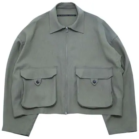 my beautiful landlet(マイビューティフルランドレット) ウォッシャブルジップブルゾン