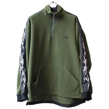 Myne(マイン) fleece half zip pullover フリースハーフジッププルオーバー