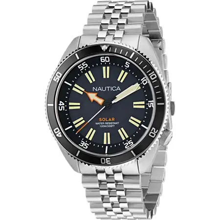NAUTICA(ノーティカ) vintage stainless steel quartz analog watch